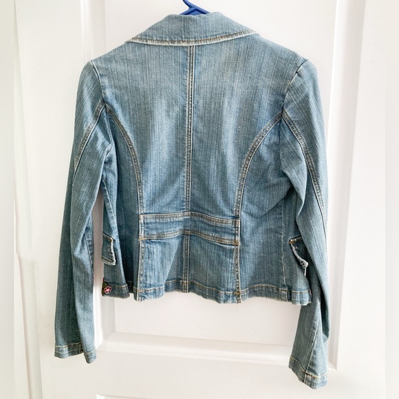 Denim Suit Style Blazer - Picture 2 of 4